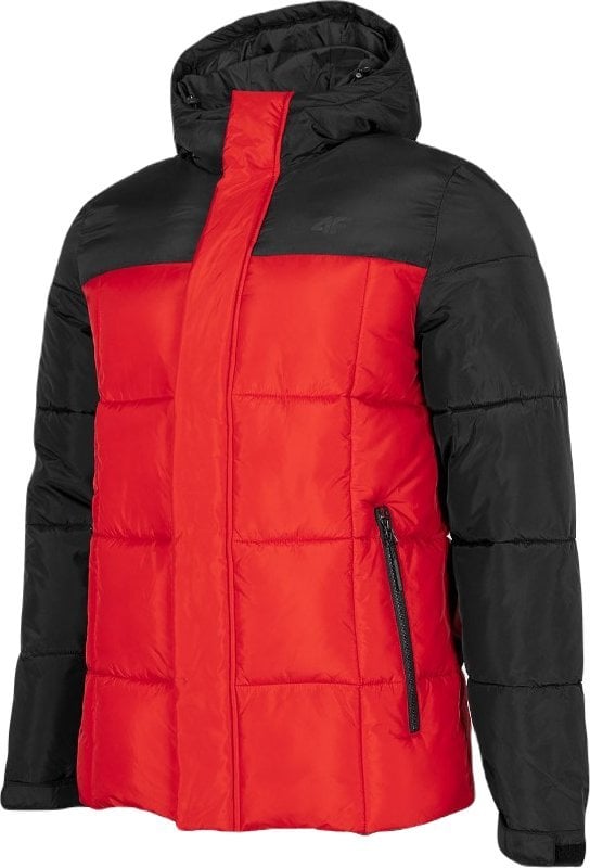 Jachetă bărbați 4f H4Z22-KUMP009 roșu s. XL