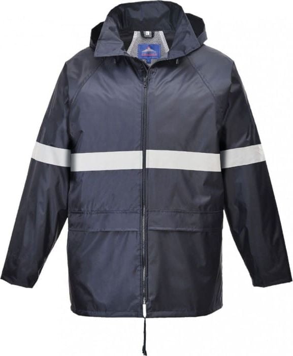 Jacheta de ploaie clasica Bleumarin XL