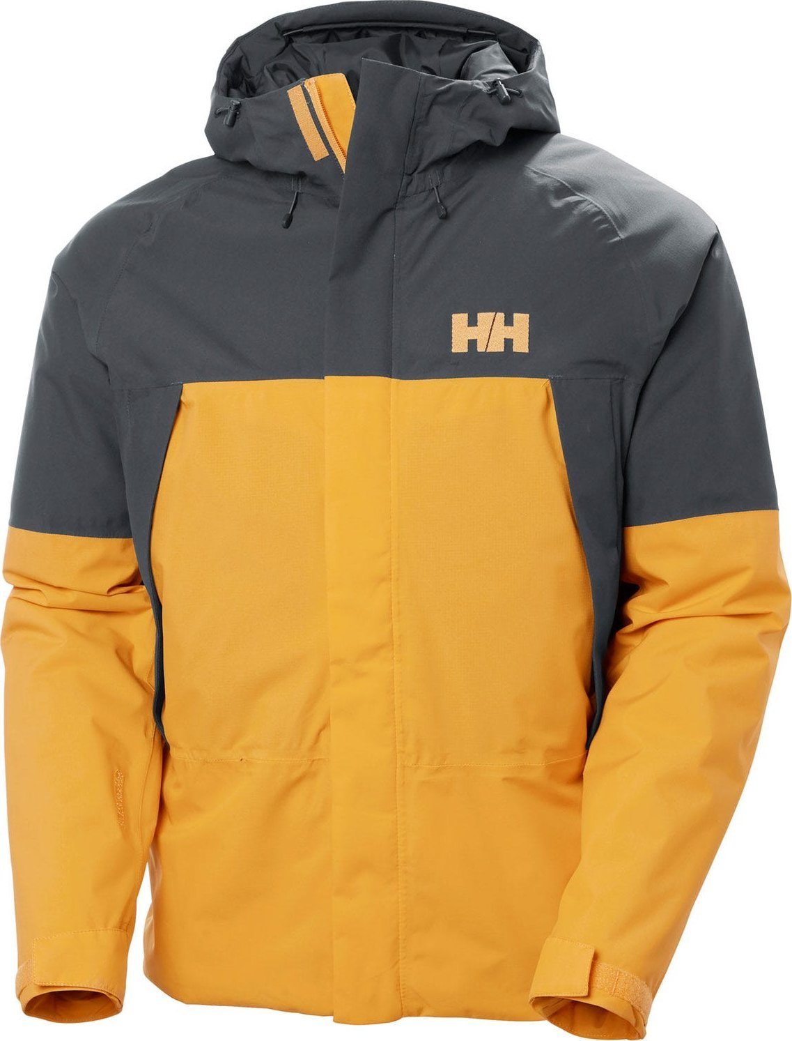 Jachetă de schi Helly Hansen Banff, galbenă izolată, pentru bărbați, 2XL