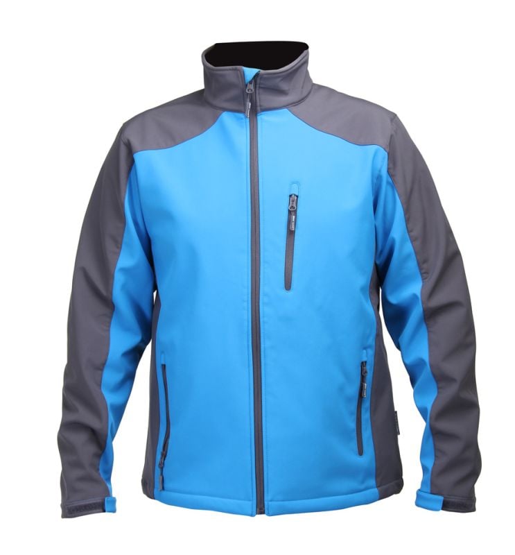 Jacheta elastica termoizolatoare, 5 buzunare, componente reflectorizante, marime XL, Albastru/Negru