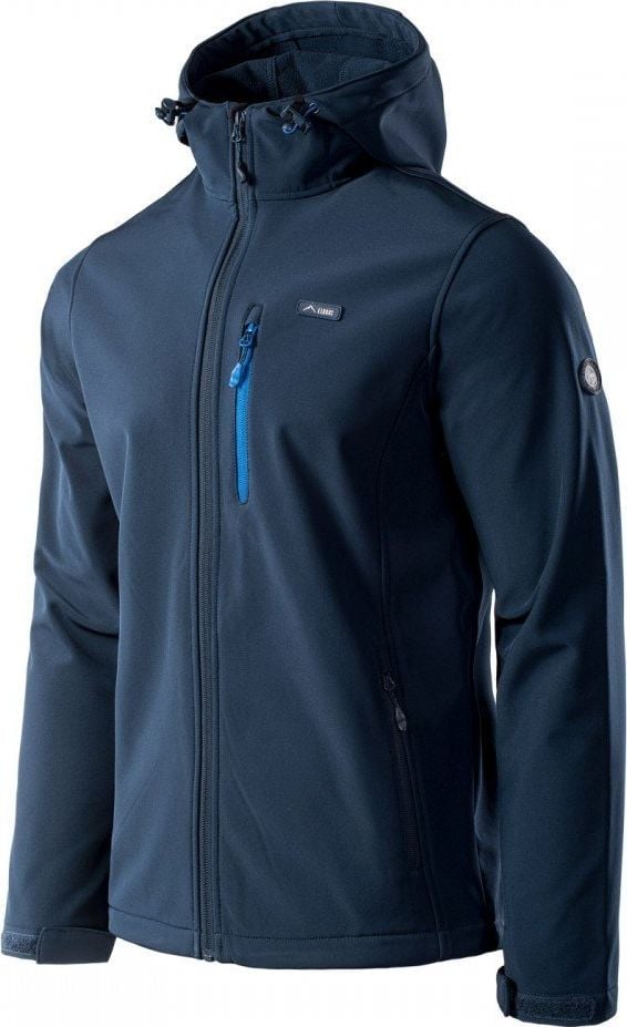 Jachetă pentru bărbați Elbrus SOFTSHELL IVER TOTAL ECLIPSE/TOTAL ECLIPSE XL