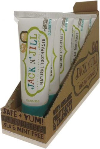 Jack Njill Parfum Toothpaste natural, organic and bilberry Xylitol 50g x 6 pcs.