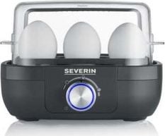 Fierbator oua Severin EK 3166, 16 × 19 × 13.6 cm, 6 oua, cu control al timpului de gatire