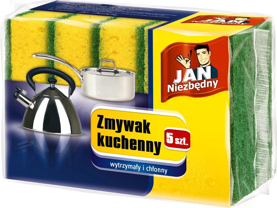 Zmywak kuchenny 5szt. Mega Jan Niezbędny gąbki