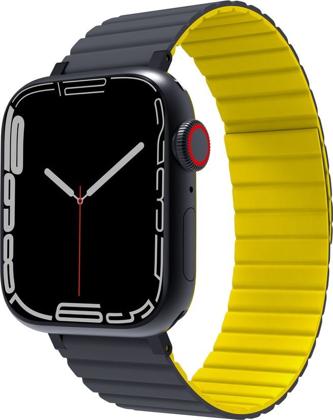 Jcpal JCPal FlexForm Apple Watch Band gri/galben (38/40/41mm)