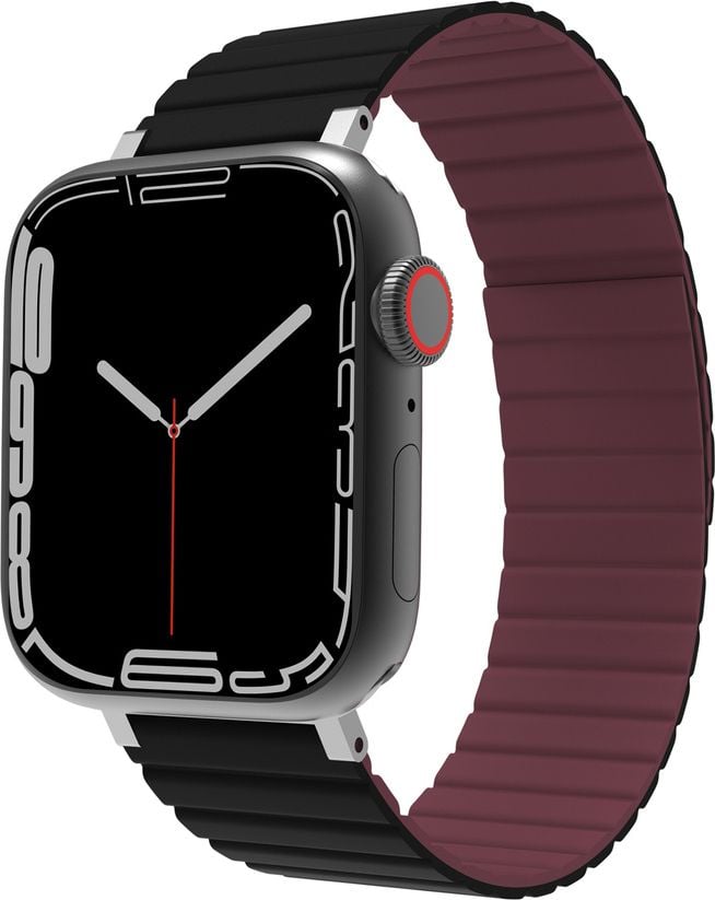 Jcpal JCPal FlexForm Apple Watch Band Negru/Roșu (38/40/41mm)