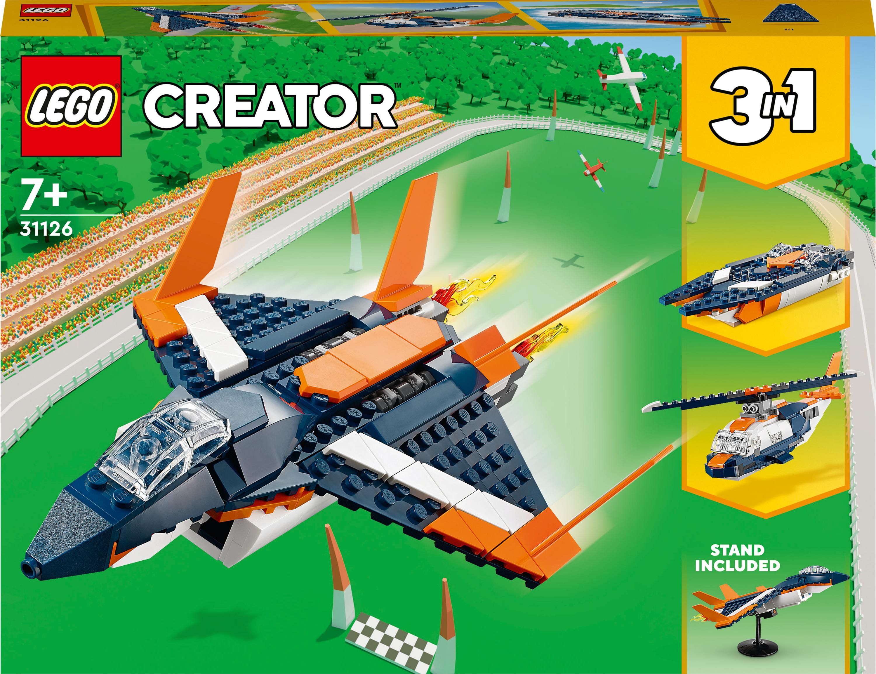 Jet supersonic LEGO Creator (31126)