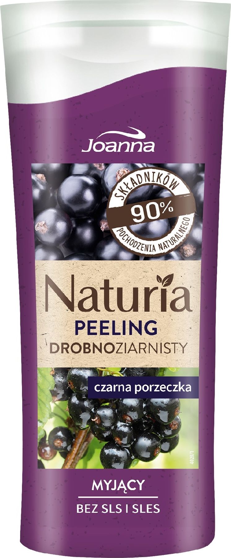 Scrub de corp, Joanna, Naturia, Coacaze negre, 100 g