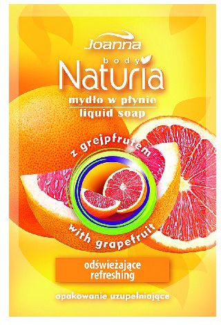 Rezerva sapun lichid, Joanna, Naturia, grapefruit, 300 ml