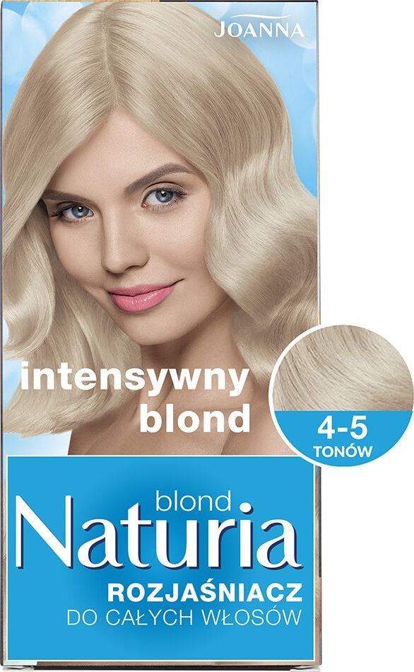 Joanna Naturia Blond RozjaÅ›niacz do caÅ‚ych wÅ‚osÃ³w 4-5 tonÃ³w 1op.