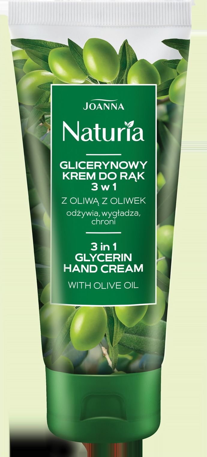 Crema de maini Joanna Naturia Glycerine Olive Oil, 100g