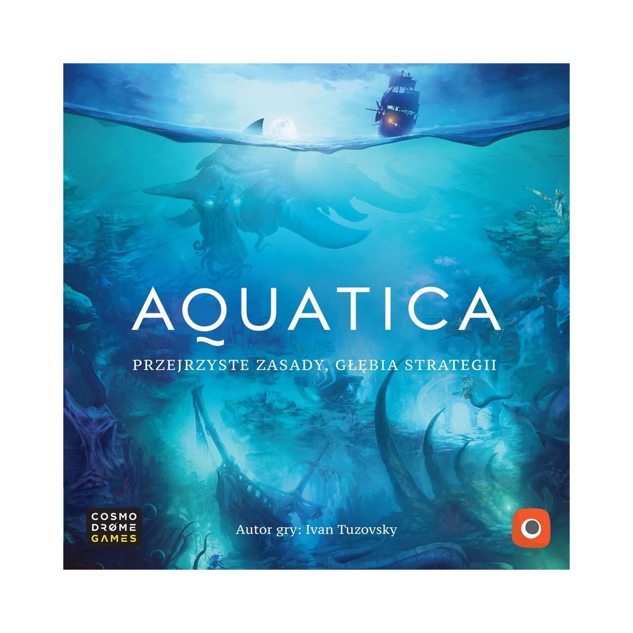 Joc de societate Aquatica, Portal Games, Polish Edition, 1-4 jucatori, +14 ani, Multicolor