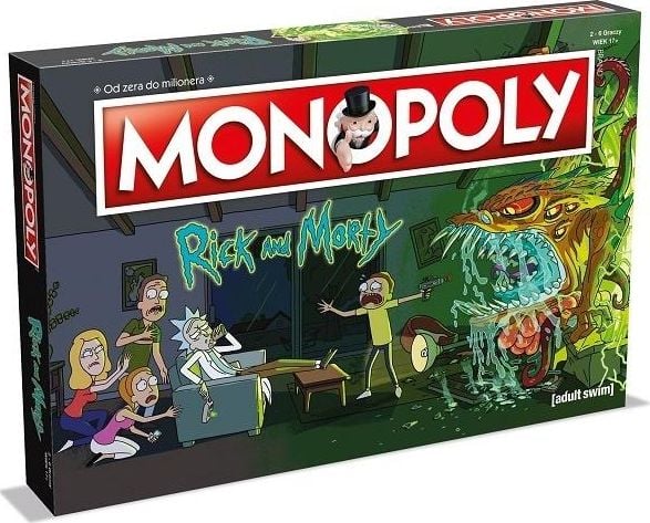 Joc de Societate Monopoly: Rick si Morty, Winning Moves - Limba Polona