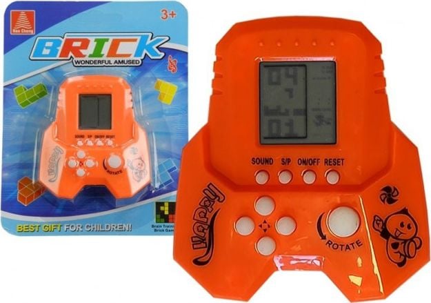 Joc electronic Lean Sport Tetris Bricks Rocket Orange