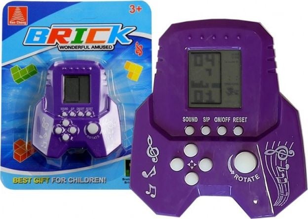 Joc electronic Lean Sport Tetris Bricks Rocket Purple