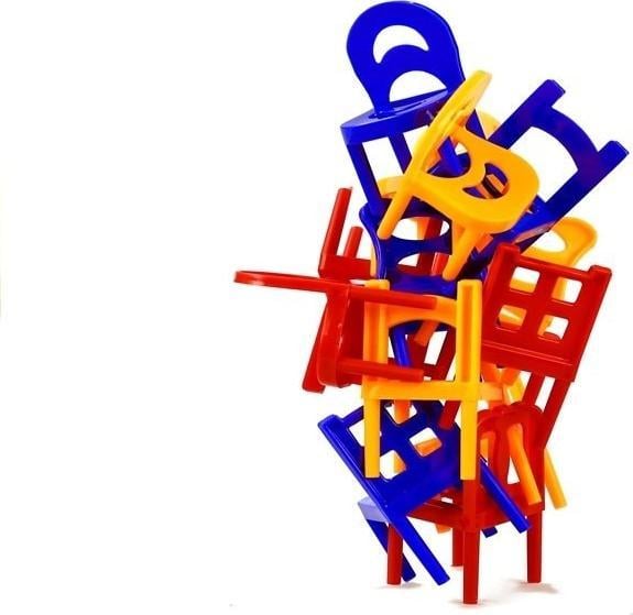 Joc LeanToys Falling Chairs Arrange Colorful Tower