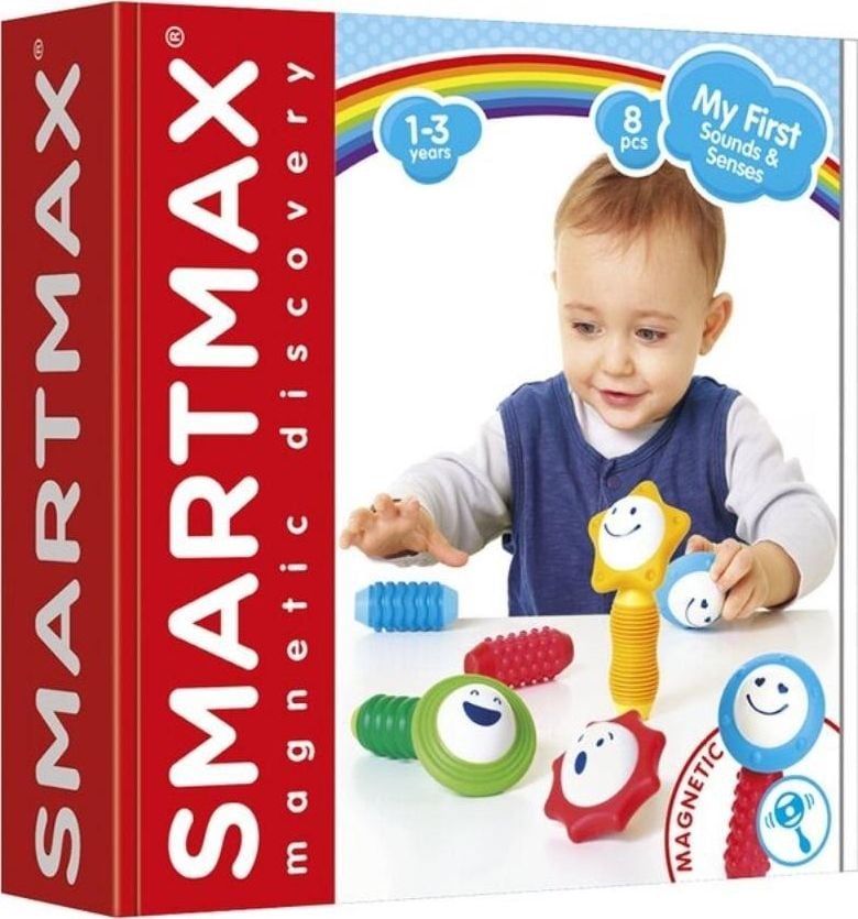Joc magnetic, SmartMax, Set SMARTMAX My First Sounds & Senses (8 piese)