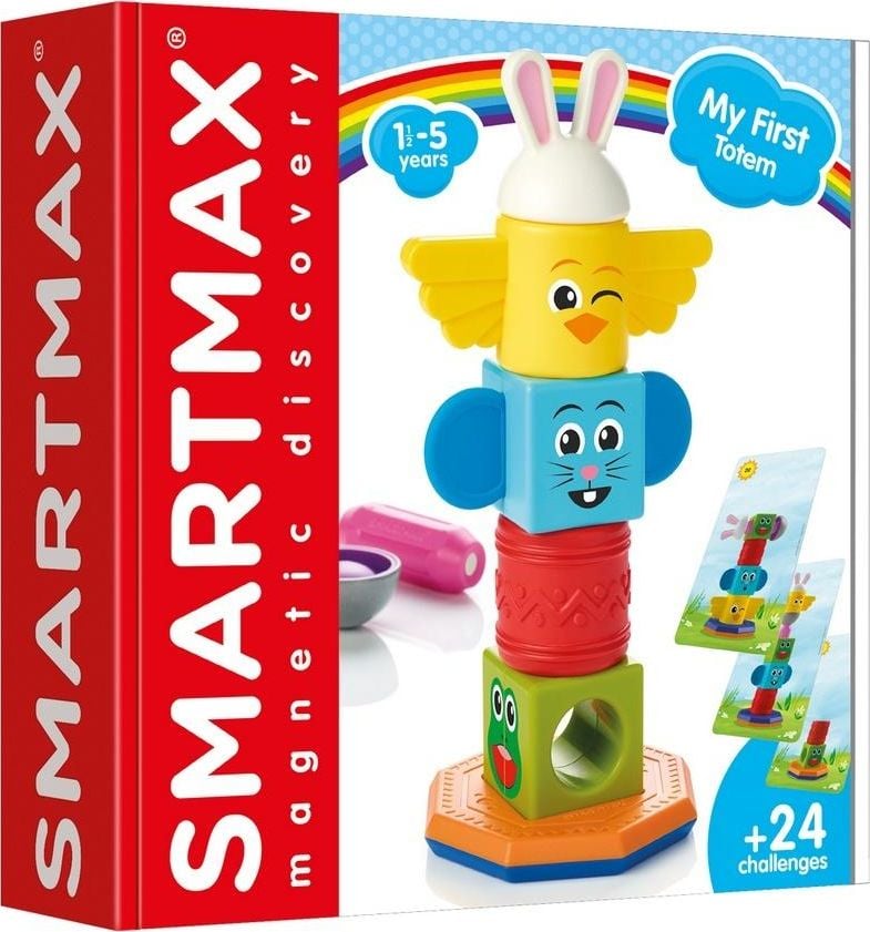 Joc Magnetic, SmartMax, Set SMARTMAX My First - Totem (8 piese)