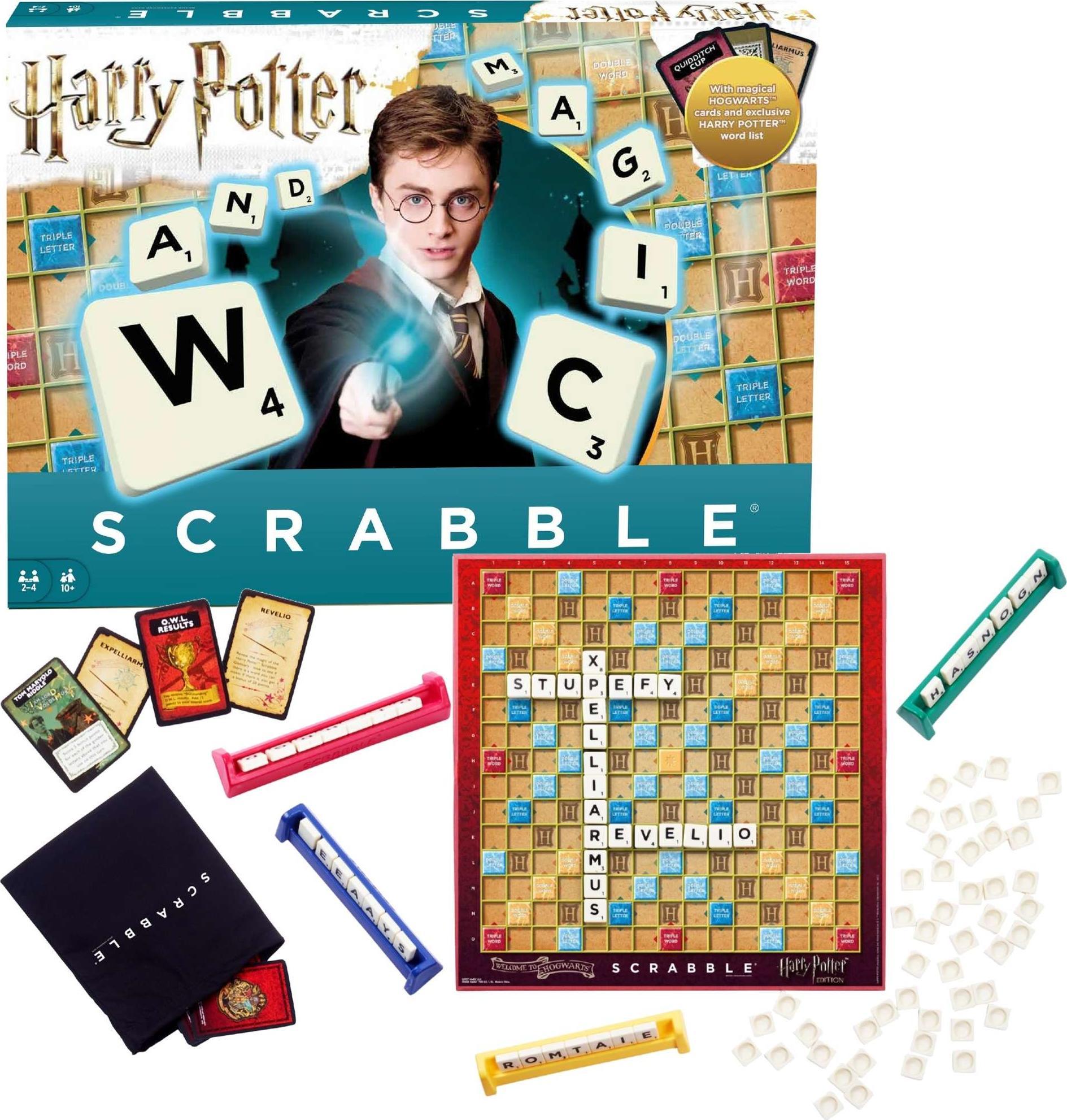 Joc Scrabble Harry Potter, Rebel, 2-4 jucatori, 10 ani+, Multicolor