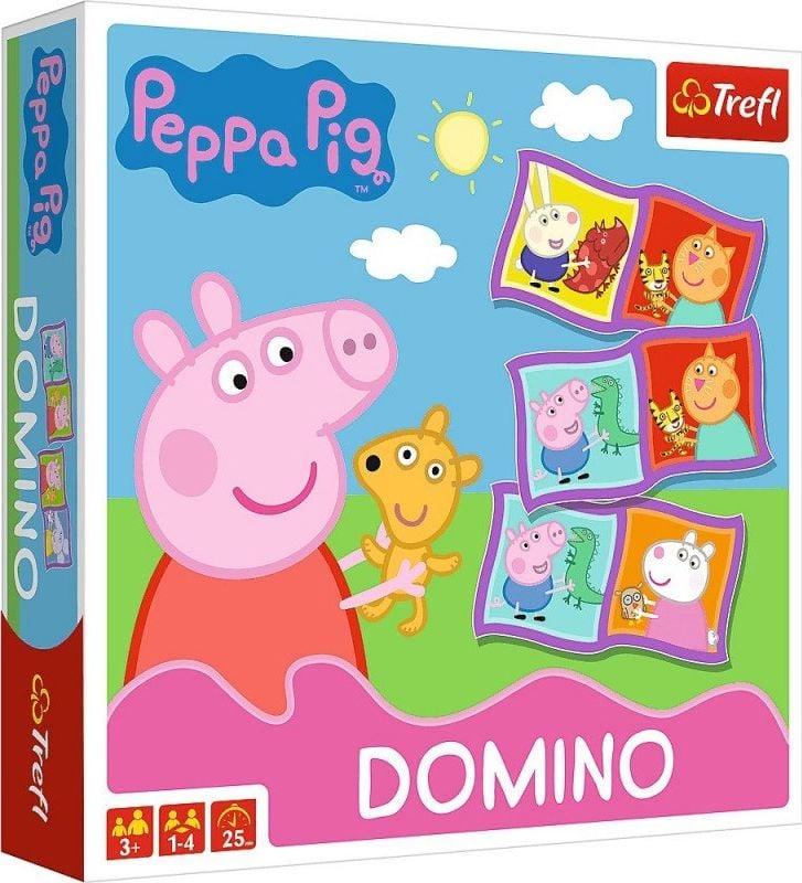 Joc Trefl Domino Peppa Pig - TREFL Jocuri Multicolor