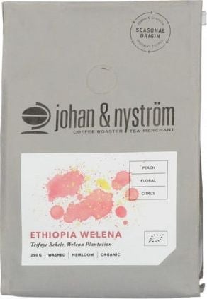 Johan &amp; Nyström Etiopia Welena boabe de cafea 250 g