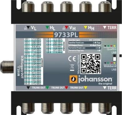 Johansson Multiswitch Unicable II Johansson 9733PL ver.2 - 5/1 dCSS/dSCR