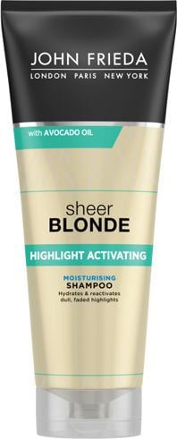 John Frieda JOHN FRIEDA_Sheer Blonde Moisturizing Shampoo sampon hidratant pentru par blond 250ml