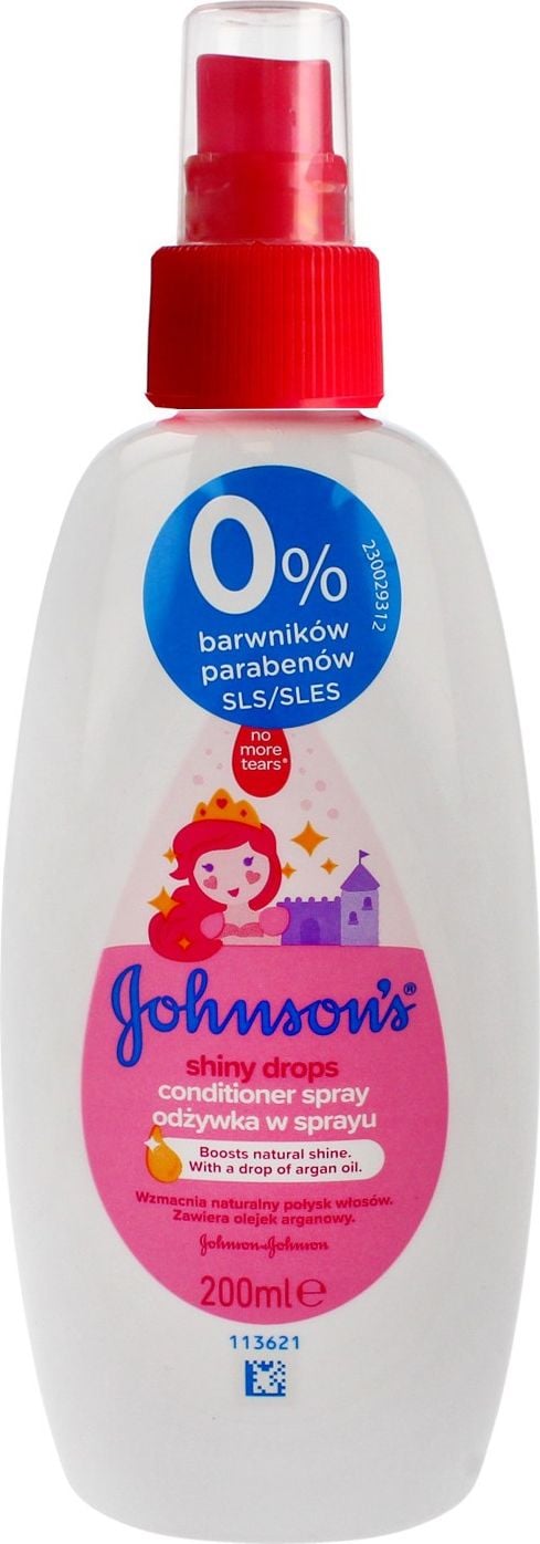 Johnson`s Baby OdÅ¼ywka w sprayu do wÅ‚osÃ³w dla dzieci 200ml