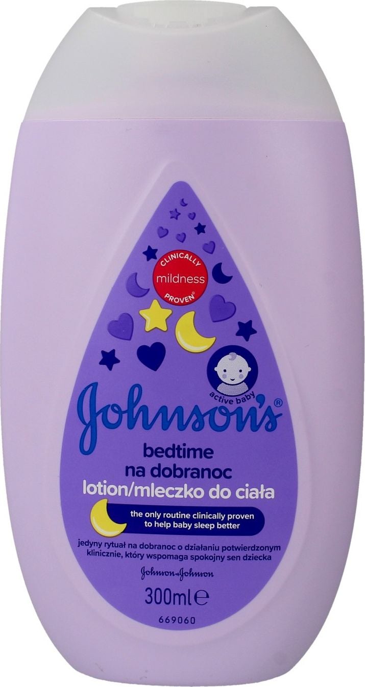 JOHNSONS BABY_Bedtime Lotiune Lotiune de corp la culcare pentru copii cu aroma de relaxare și un indiciu de lavandă 300ml