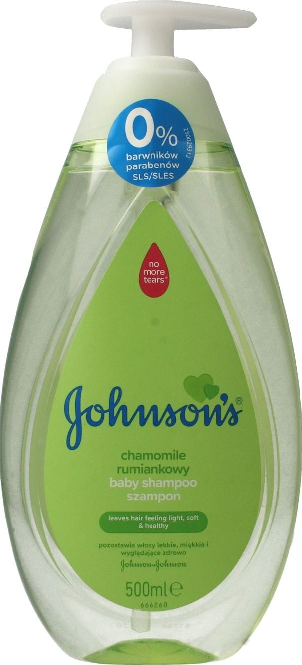 JOHNSON'S Baby Shampoo BABY_Chamomile Șampon pentru copii Mușețel 500ml