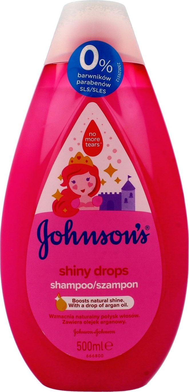 Johnsons JOHNSON'S BABY_Shiny Drop Sampon sampon pentru copii cu ulei de argan 500ml