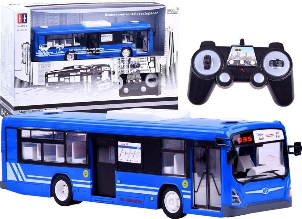 Jocul cu autobuzul controlat cu uși deschise RC0282