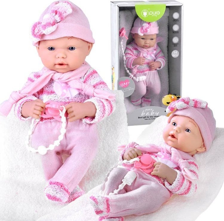 Jokomisiada Baby Doll Set suzetă fetiță ZA4353