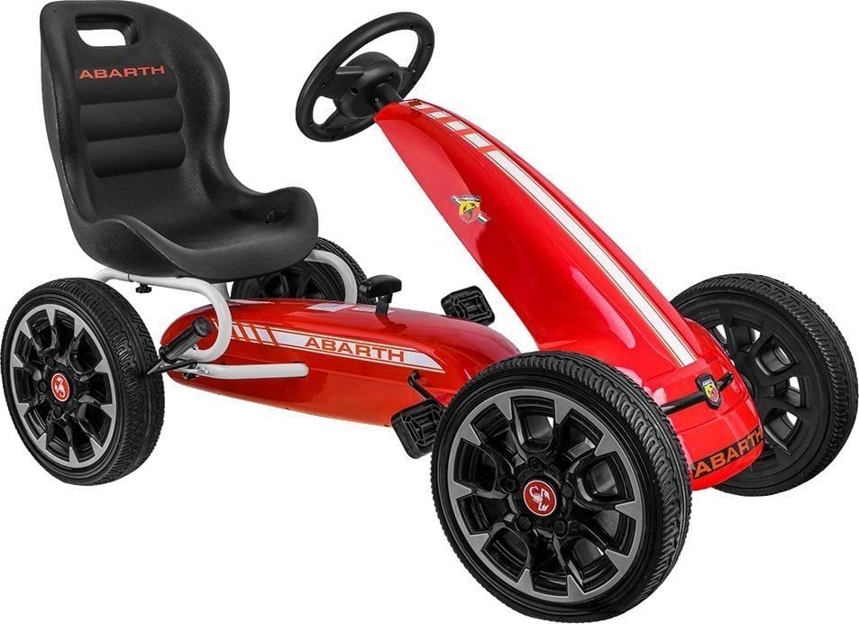 Jokomisiada GOKART ABARTH pe pedale Roți moi moi PA0167