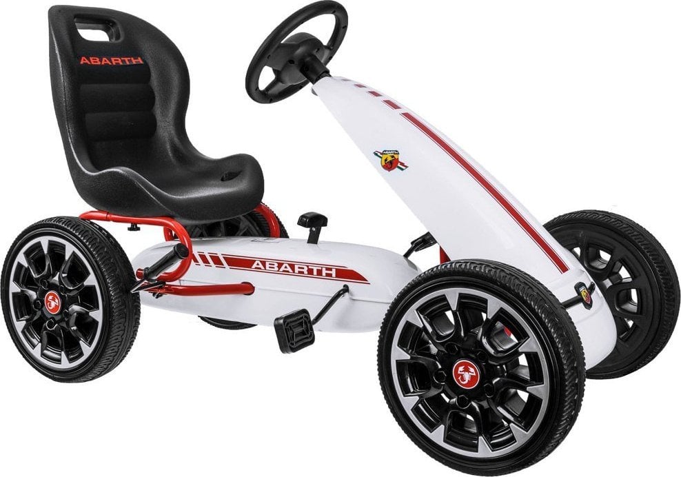 Jokomisiada GOKART ABARTH pe pedale Roți moi moi PA0167