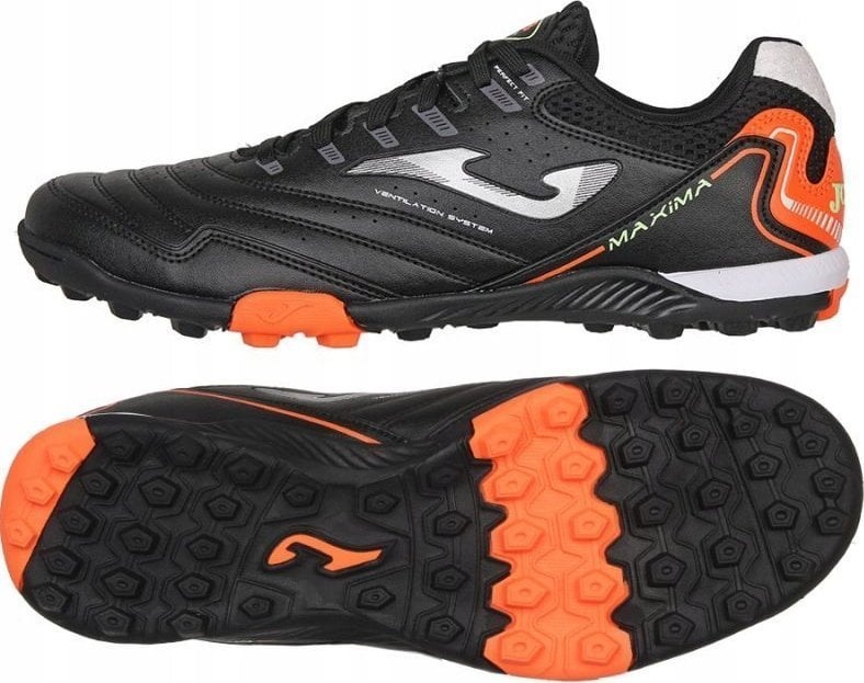 Joma Joma Maxima 2301 Turf pantofi de fotbal negru și portocaliu MAXS2301TF 42