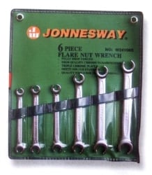 Jonnesway Komplet kluczy do przewodów hamulcowych 6szt. (W24106S)