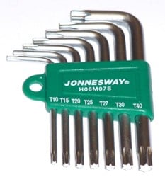 Jonnesway Torx L set chei tip L T10-T40 7 buc. (H08M07S)