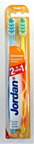 Jordan Toothbrush Advanced Soft Duo - amestec de culori - 1256120226