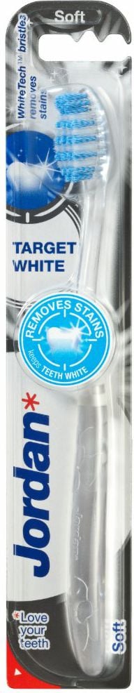 Jordan Szczoteczka do zębów Target White soft 1szt
