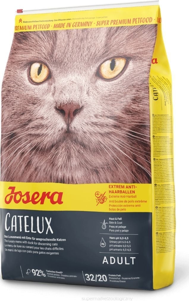 Hrana uscata pisici adulte pretentioase, JOSERA Cat Catelux, cu pasare 400 g