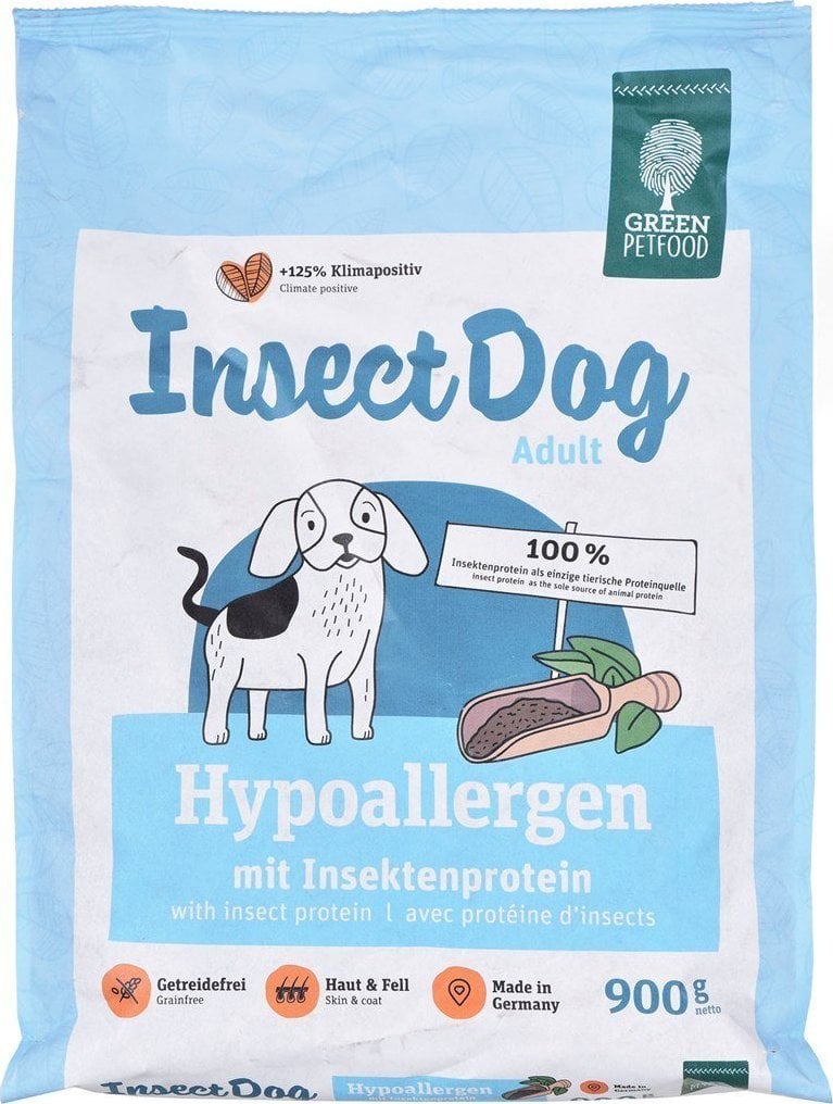 Josera Green Petfood hrana uscata pentru caini InsectDog Hypoallergen 900g
