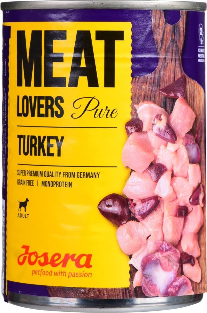 Josera Meatlovers Pure Turkey hrana umeda pentru caini 400g