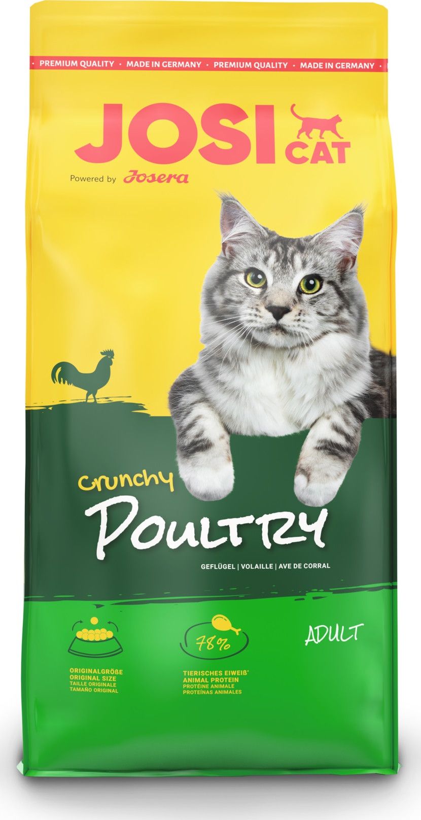 Hrana uscata pentru pisici Josera JosiCat Crunchy Poultry, 18Kg
