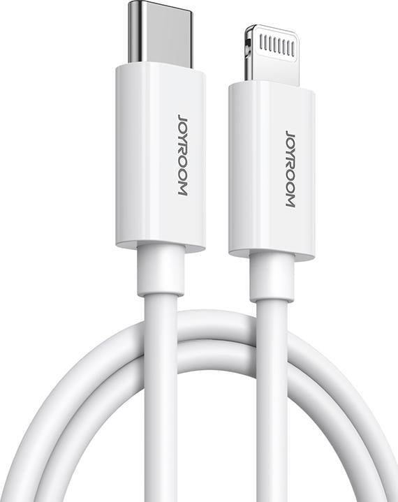 Joyroom USB-C - Cablu USB Lightning 1,2 m alb (JYR412)