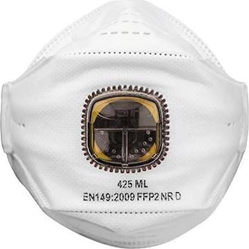 JSP Semi-mască 425ML, FFP2, cu supapă, pachet de 10