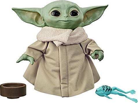 Jucarie de plus Star Wars - Baby Yoda, cu sunete, 19 cm