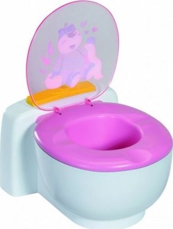 Jucarie Toaleta pentru papusi Baby Born Bath Poo Poo ‎12.5 x 23.2 x 16.2 cm