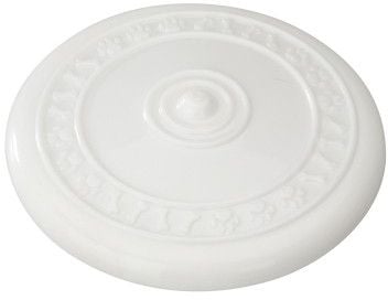 jucărie Frisbee cauciuc alb / 23cm vanilie