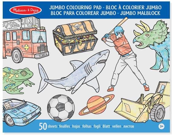 Bloc de colorat Jumbo - Albastru - 14226